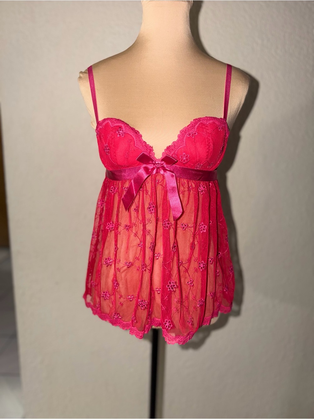 Y2K 2006 Vintage Victoria's Secret Sexy Little Thing Lace Babydoll